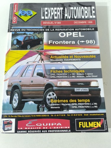 Revue technique opel - opel, frontera