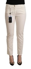 BLUMARINE Jeans bianco sporco