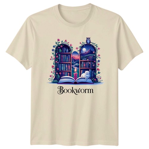 Shirt bookworm book lover - bookworm,