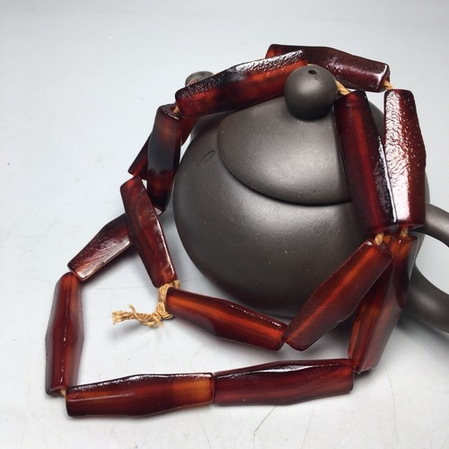 Collana amuleto perle dzi - collana,