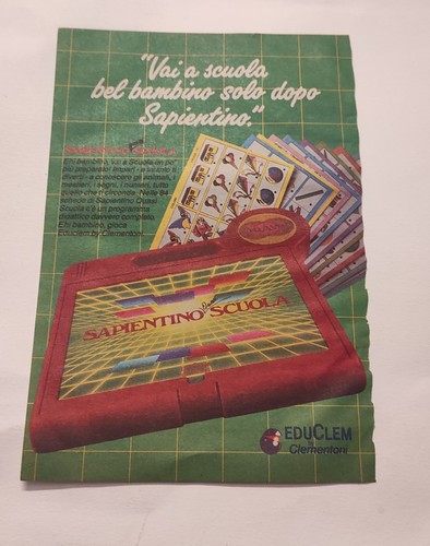 Inserto pubblicità 1986 - vai, a