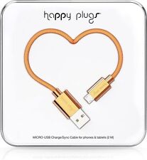 Happy Plugs 2m, Micro-USB - USB Cavo USB 2.0 USB A Micro-USB
