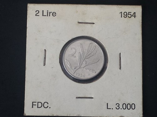 Repubblica monete lire - lire, 1954