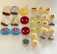 Stock lotto Portachiavi porta monete emoji apple iphone android rivendita scorta