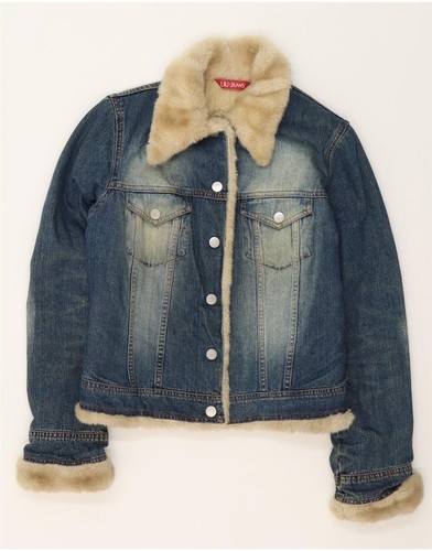 Giacca donna sherpa - denim, liu
