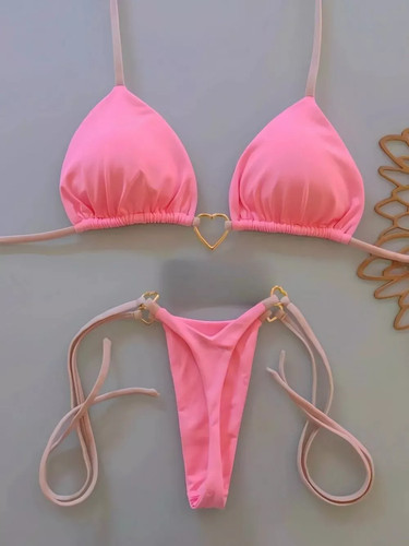 Bikini rosa micro perizoma - bikini,