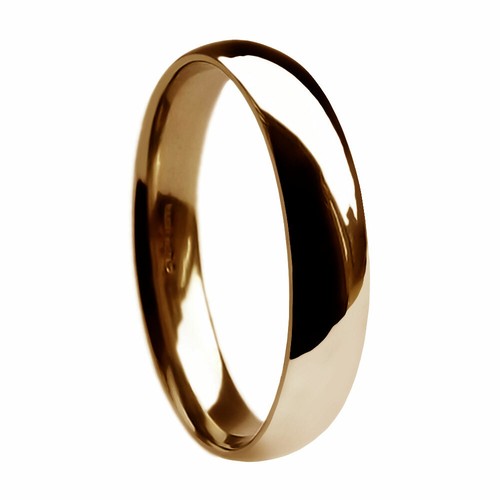 5mm 18ct rosa - rossa, oro