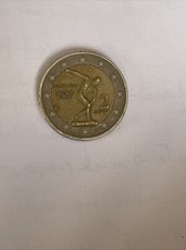 Moneta da 2 euro rara Discobolo Olimpiadi Atene 2004