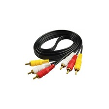 Cavo audio video maschio rca prolunga 1,5 mt per stereo av monitor tv