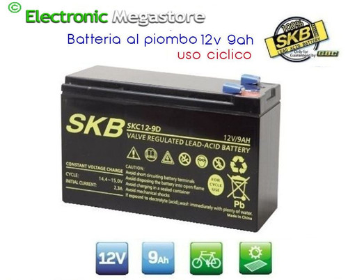 Batteria agm piombo ermetica - piombo,