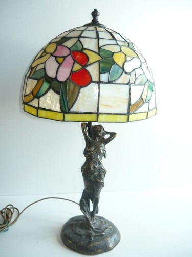 Lampada abatjour vetro tiffany - lampada,