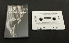 U2    WIDE AWAKE IN AMERICA      MC MUSIC TAPE  #