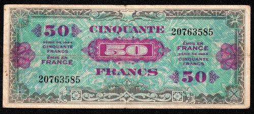 Francia franchi 1944 - 50,