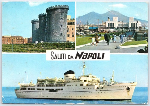 Cartolina epoca saluti da - cartolina,
