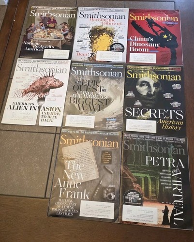 Smithsonian magazine lot 9 - smithsonian, of