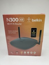 Belkin N300 XR Router Wi-Fi N - Nero con Booster Nettwerk Simple Start Hi Speed