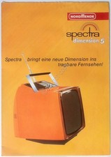 Nordmende - Televisore Spectra Dimension 5 - Depliant tedesco - modernariato