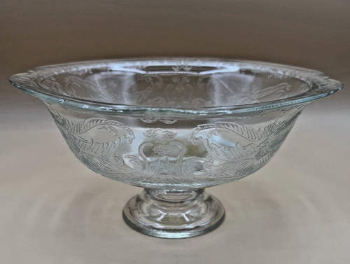 Fruttiera vintage vetro