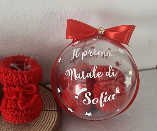 Pallina natale con - di,