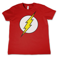T-shirt Bazinga - Maglietta Logo Flash in cotone colore rosso