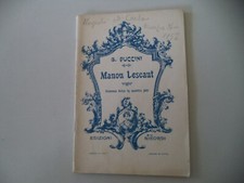 LIBRETTO OPERA MANON LESCAUT -