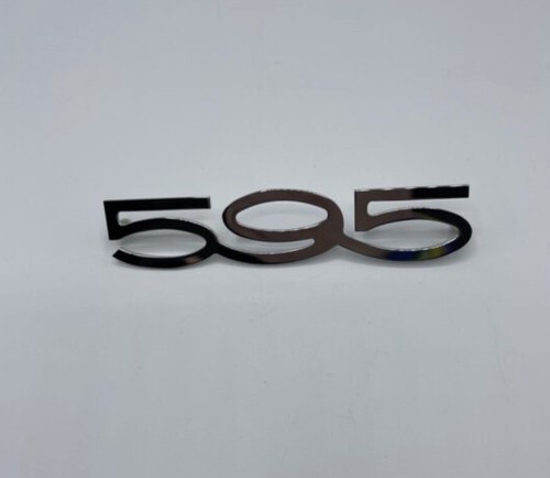 Scritta cromata 595 abarth - scritta,