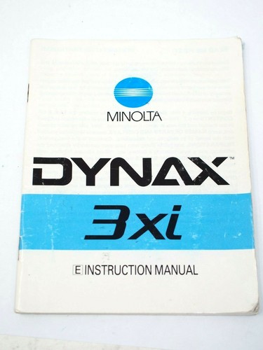 Minolta dynax 3xi - dynax,