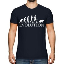 Pastore Tedesco Evolution Of Uomo T-Shirt Tee Maglietta Regalo Amanti Dei Cani