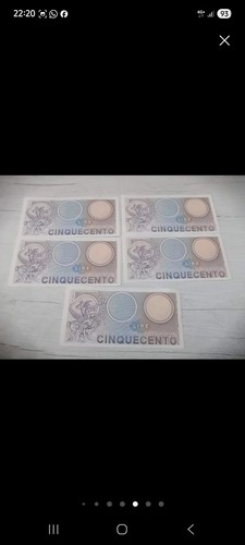 500 lire carta - 500, di