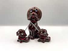 Dachshund & 2 Puppies Ceramic