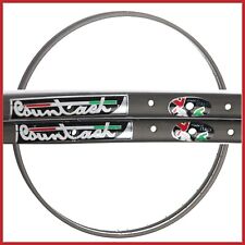 NOS NISI COUNTACH CERCHI 28" 700c 32H TUBOLARI VINTAGE ANNI 80 BICI DA STRADA LEGGERA