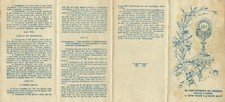 Santino quadruplo Catalogo Sante Indulgenze Culto SS. Eucarestia (2225) Come da 