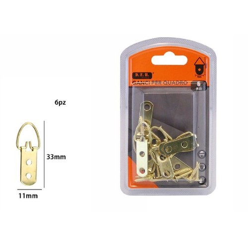 Set ganci gancetti dorati - ganci,
