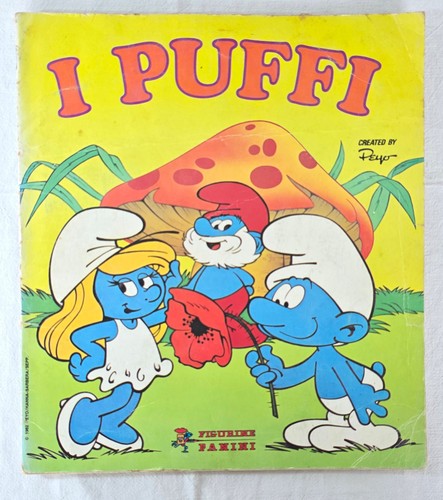 Album figurine puffi - album,