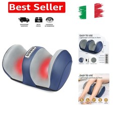 Massaggiatore Per Piedi Con Riscaldamento,Massaggio Gambe e Piedi Con 20 Rull...