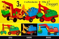 3 SPLENDIDIDI ESCAVATORI anni