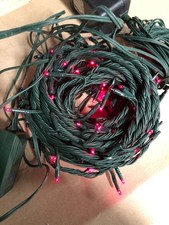 VINTAGE!  LUCI NATALIZIE 180 MINILUCCIOLE lampadine (NO LED)