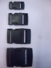 1 FIBBIA O 10 FIBBIE GANCIO A SCATTO PER ZAINI MARSUPI BORSE CASCHI VARIE MISURE