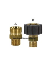 Fig. A 3/8" M ARM22 Raccordo Attacco rapido girevole a GHIERA idropulitrice