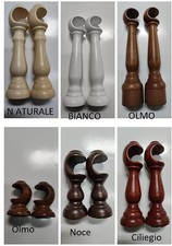 SUPPORTI FISSAGGIO X BASTONI TENDE LEGNO ROBUSTI X ASTE TENDA ∅ 35 mm - 1 Coppia