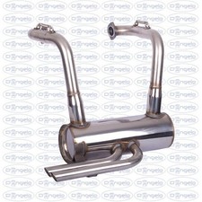 Scarico in acciaio record