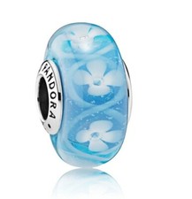 Pandora Murrina Prato Fiorito Azzurro