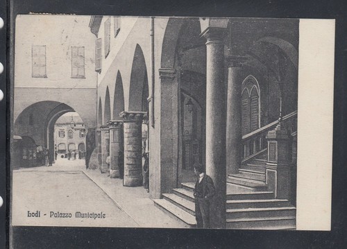 Cartolina lodi palazzo - cartolina,