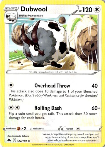 Dubwool 122 159 - dubwool, pokemon