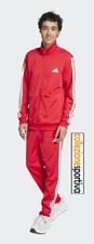 TUTA ADIDAS SPORTSWEAR BASIC 3-STRIPES TRICOT - JX8731 col. rosso/bianco