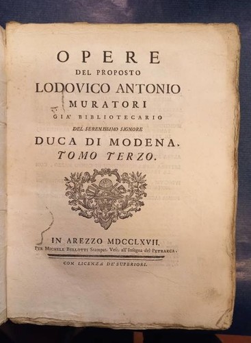 Opere del proposto - , lodovico