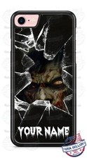 Custodia telefono Happy Halloween Zombie vetro rotto per iPhone 12 Samsung s21 Google