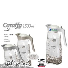 CARAFFA BROCCA VETRO LT.1,5