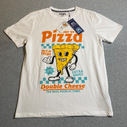 Mbx pizza graphic tee - pizza, uomo