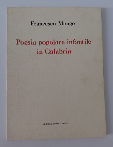Poesia popolare infantile - popolare, in